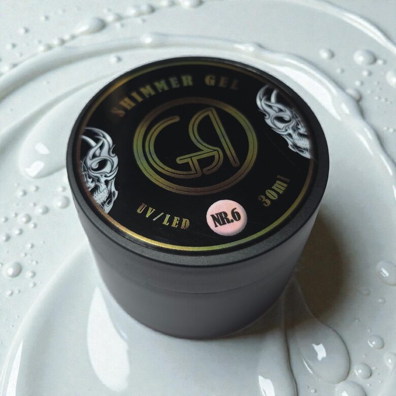 Builder Gel modeliavimui Nr. 6 30 ml (su blizgučiu)